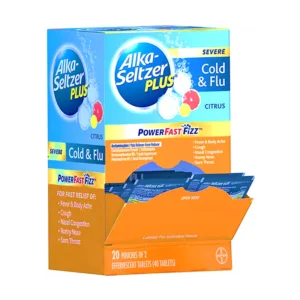 Alka Seltzer cold & Plus 20 Pouches Box