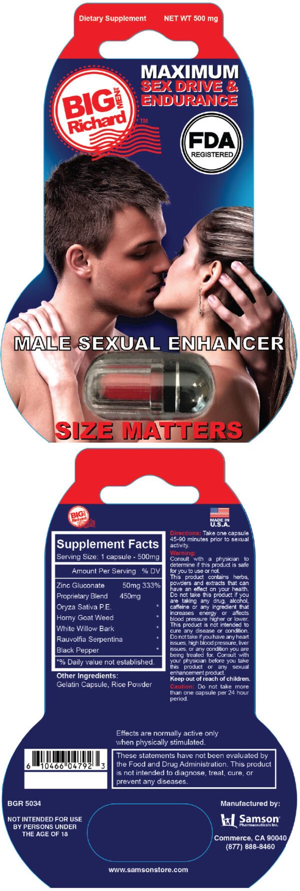 Big Richard Male Sexual Enhancer - Image 3