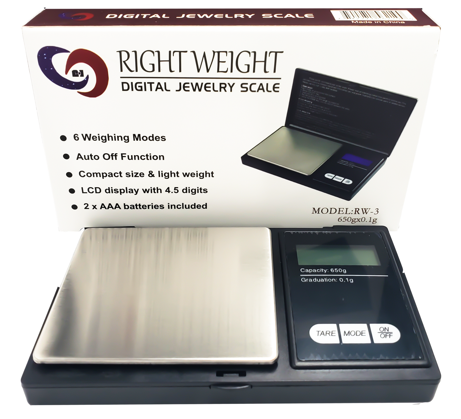 Digital Jewelry Scale RW-3 0.1