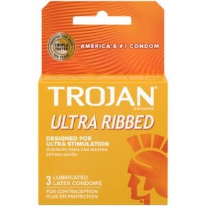 Trojan Ultra Ribbed 6 Pack of 3
