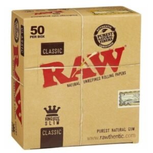Raw Slow Burning Paper slim king