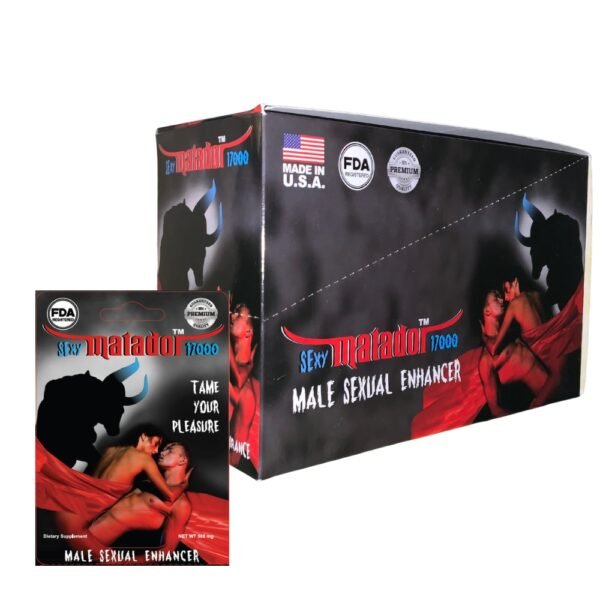 Sexy Matador Sexual Enhancer Box of 24 FDA approved