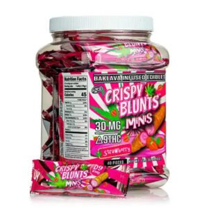 Crispy Blunts 200mg Kava - Strawberry (box of 40)